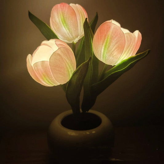 Tulipe décorative illuminée