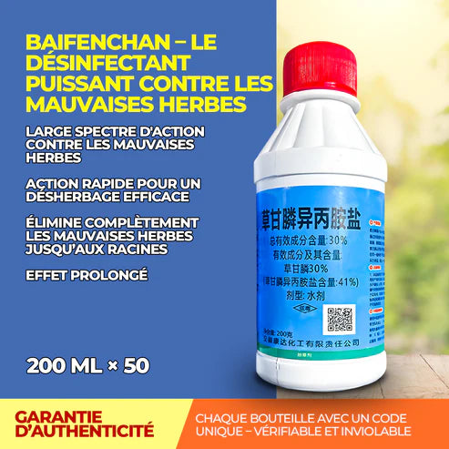 Glyphosate 41 % – Contrôle Radical des Mauvaises Herbes