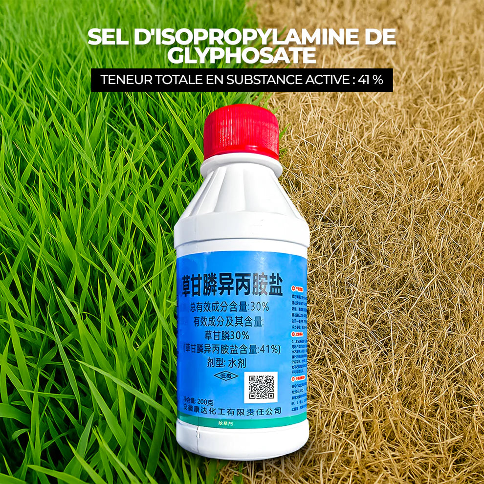 Glyphosate 41 % – Contrôle Radical des Mauvaises Herbes