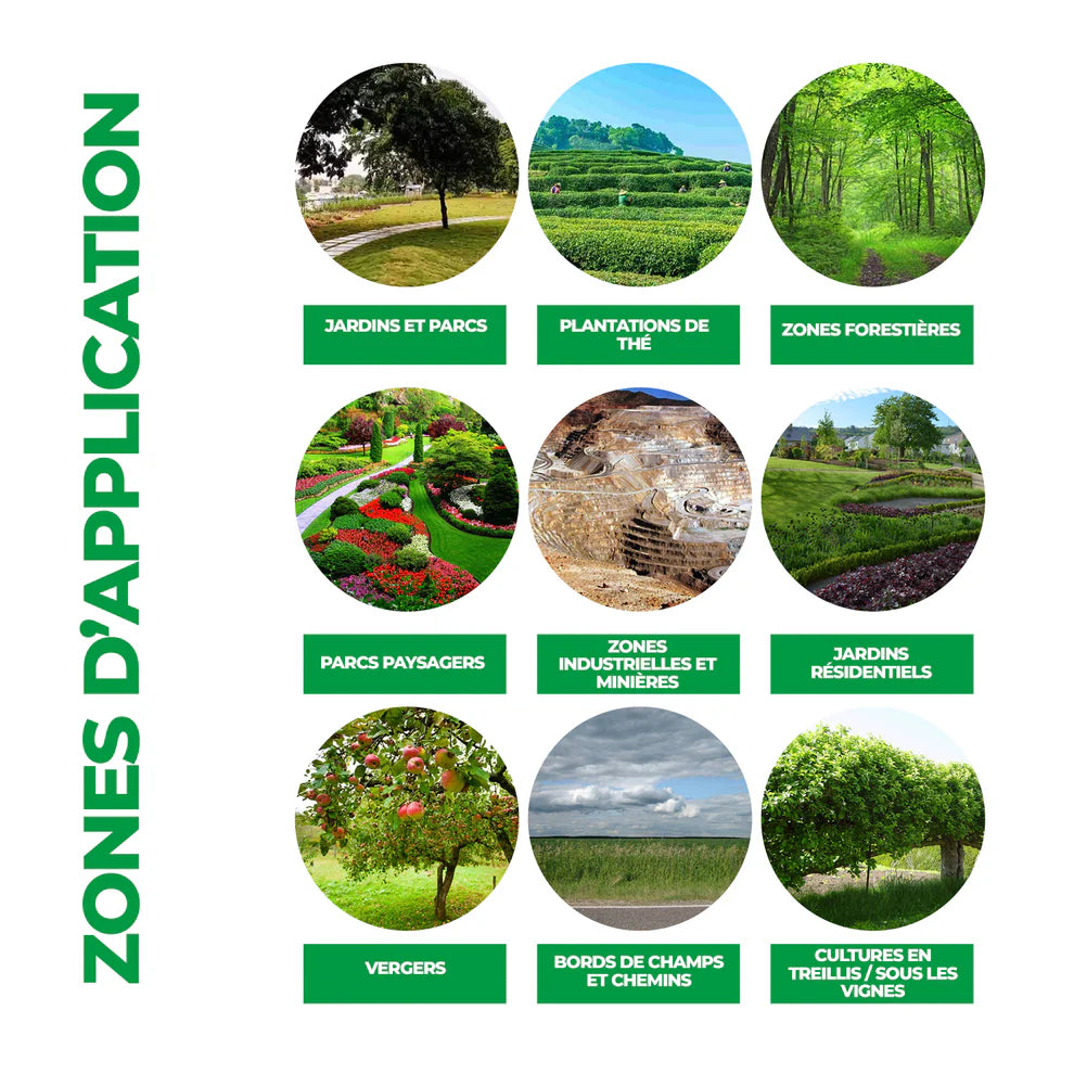 Glyphosate 41 % – Contrôle Radical des Mauvaises Herbes